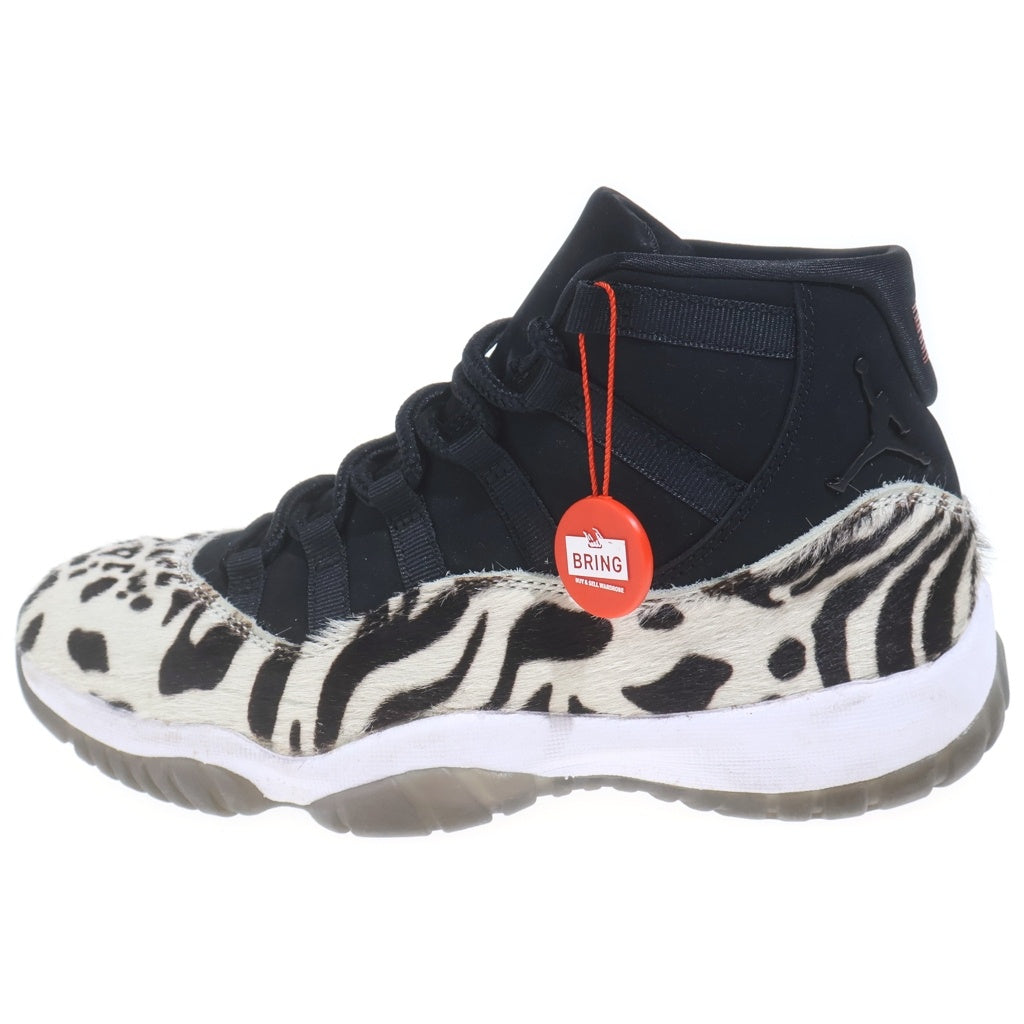 NIKE(ナイキ) WMNS AIR JORDAN 11 ANIMAL INSTINCT エアジョーダン 11 アニマル インスティンクト ハイカットスニーカー US9/26.0cm AR0715-010 ホワイト/ブラウン