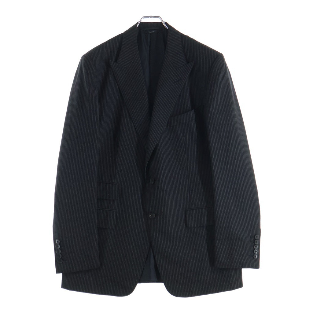 TOM FORD(トムフォード) ストライプ 2Bセットアップスーツ ブラック 21BL4B