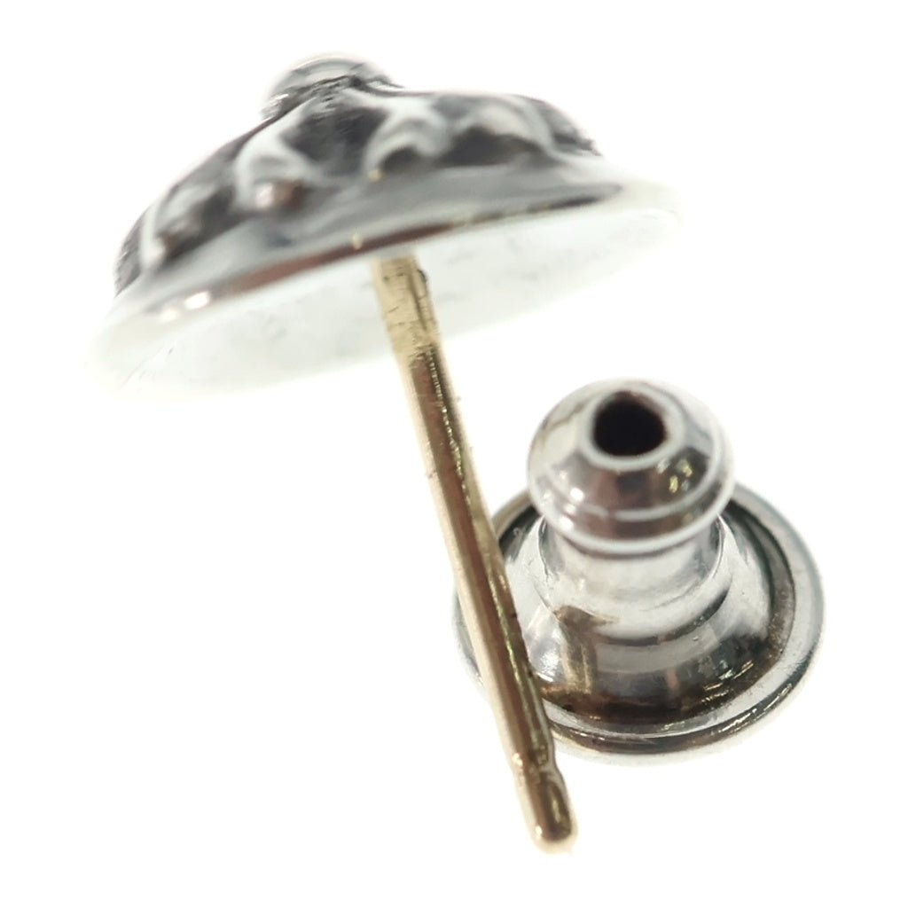 CHROME HEARTS(クロムハーツ) STUD CRSBLL クロスボールスタッドピアス シルバー BCA110