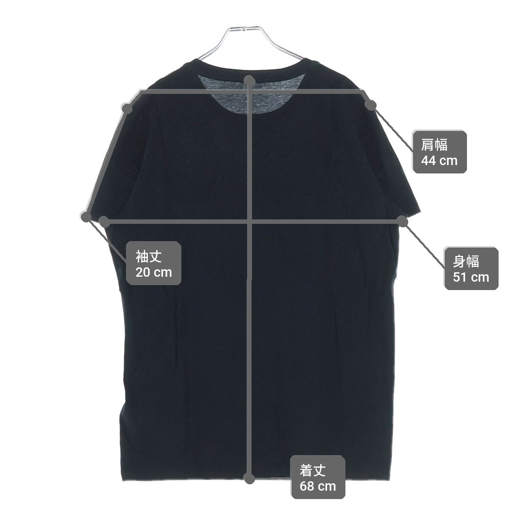 MONCLER(モンクレール) MAGLIA T-SHIRT H10918C00057 8390Y ロゴワッペン付き半袖Tシャツ ブラック