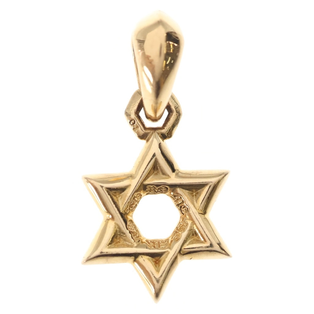 CHROME HEARTS(クロムハーツ) 22K STAR OF DAVID CHARM スターオブダビデチャーム ゴールドネックレストップ