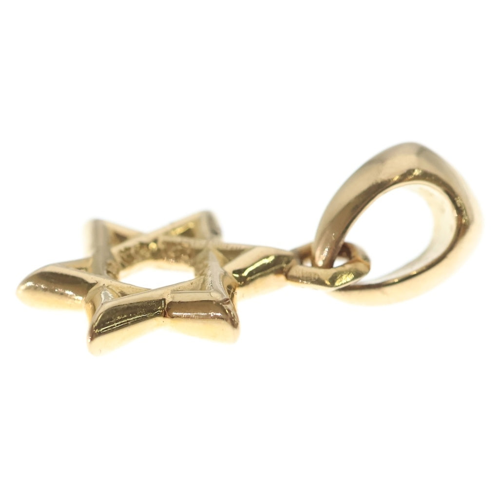 CHROME HEARTS(クロムハーツ) 22K STAR OF DAVID CHARM スターオブダビデチャーム ゴールドネックレストップ