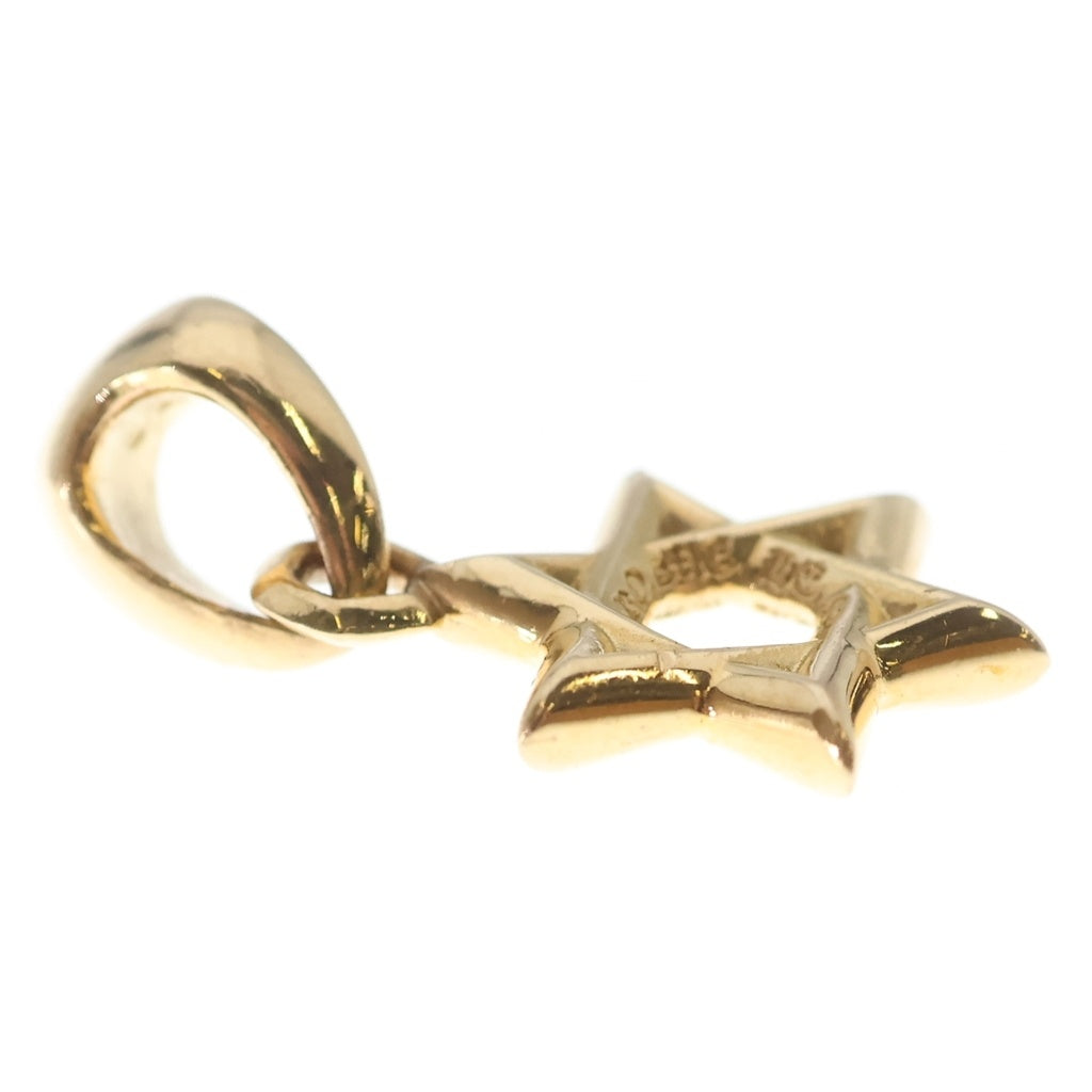 CHROME HEARTS(クロムハーツ) 22K STAR OF DAVID CHARM スターオブダビデチャーム ゴールドネックレストップ