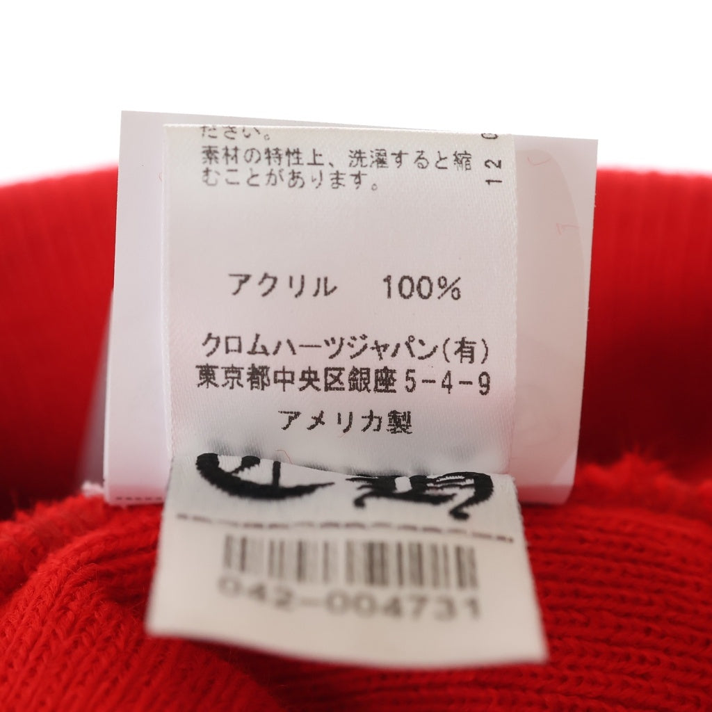 CHROME HEARTS(クロムハーツ) WATCH CAP ワッチキャップ ロゴ刺繍ニット帽子