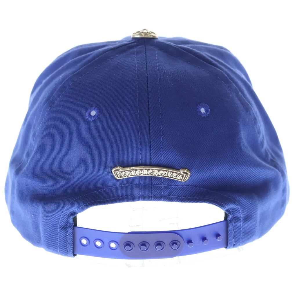 CHROME HEARTS(クロムハーツ) SPACEレザーパッチ トラッカーキャップ 帽子 ブルー