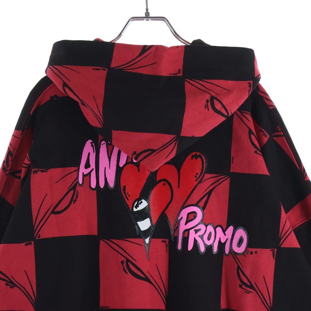 ANTI PROMO(アンチプロモ) 99EYES HOODIE MATTY BOY マッティボーイ ロゴプリントフーディー パーカー