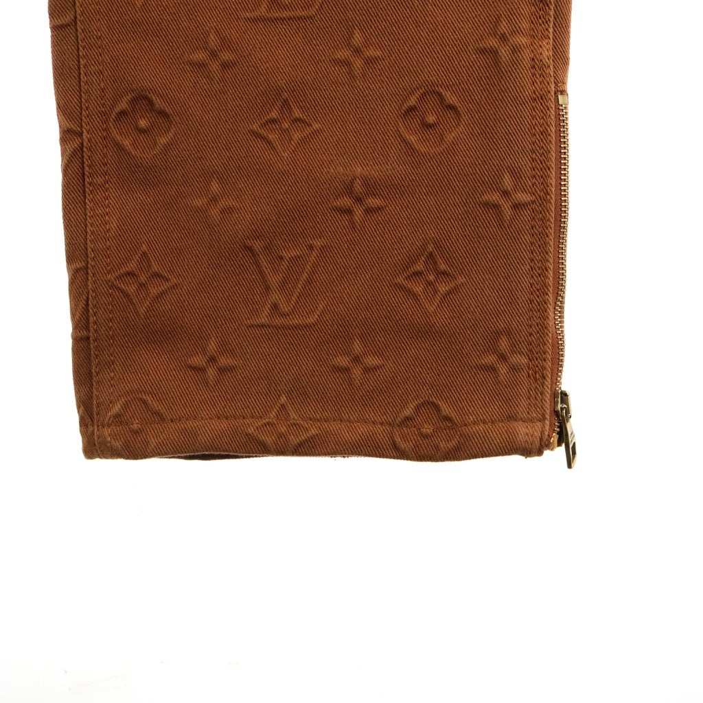 LOUIS VUITTON(ルイヴィトン) 21AW モノグラム ワークウェア ダブルニー カーペンター パンツ ブラウン RM212 G98 HLD60W