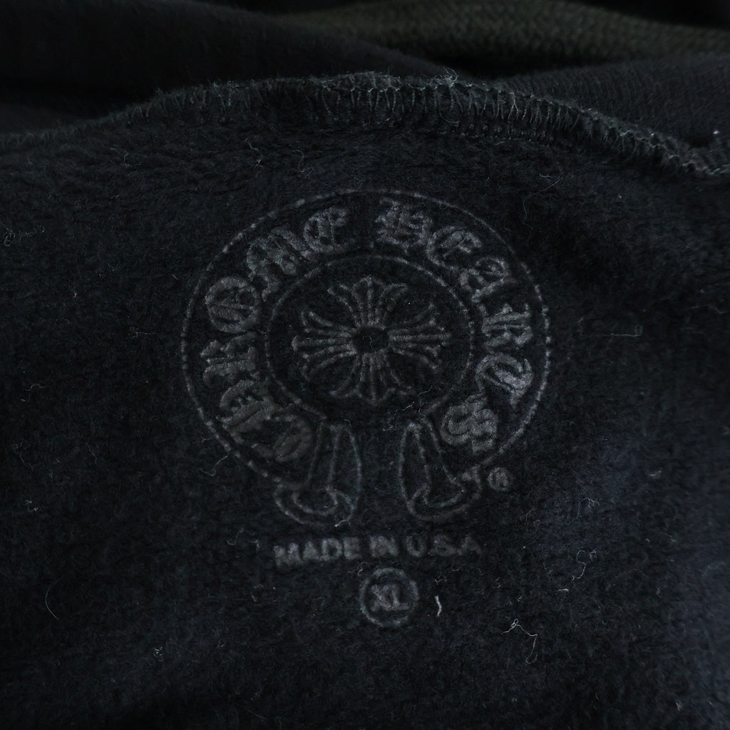 CHROME HEARTS(クロムハーツ) SWTSHRT HD ZIP FOTI フォティ マハリア ジップアップパーカー ブラック/レッド