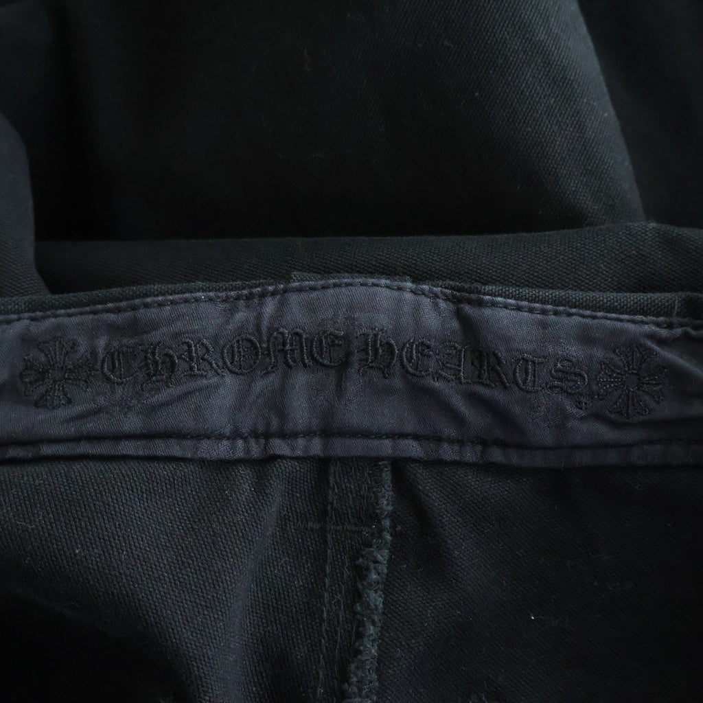 CHROME HEARTS(クロムハーツ) CARPENTER CNVS BLK カーペンターロングパンツ ブラック