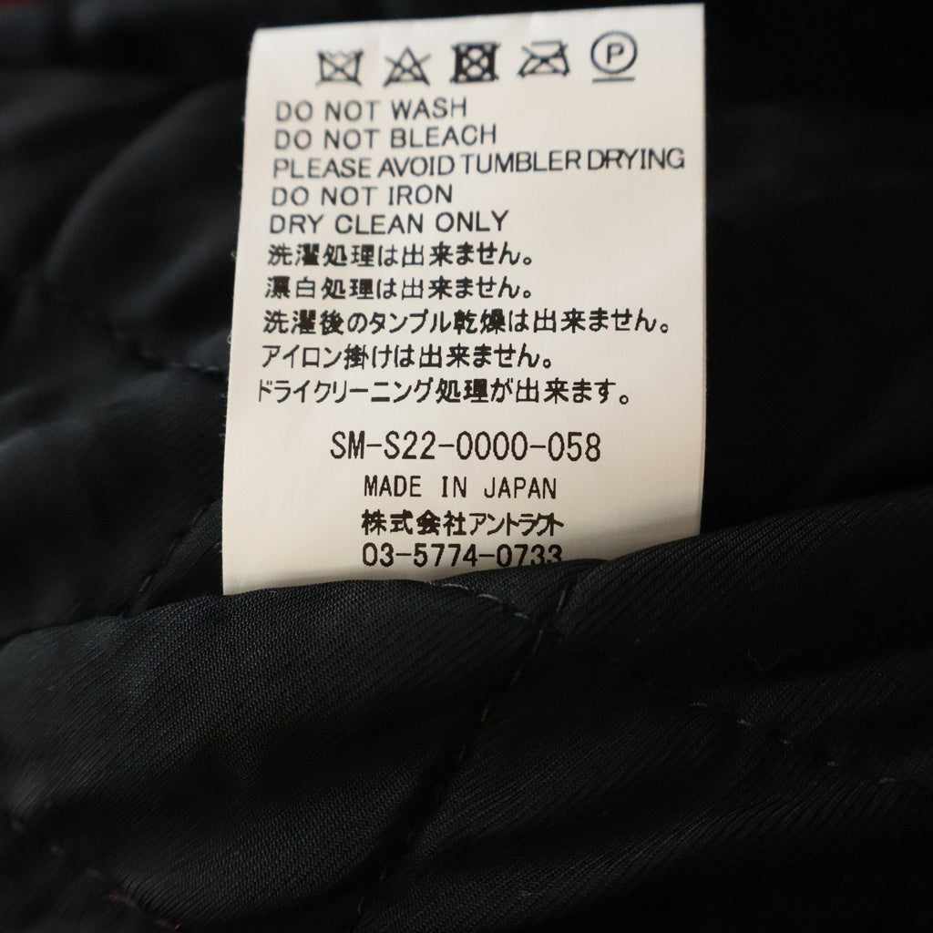 SAINT MICHAEL(セントマイケル) 22SS ×DENIM TEARS STUDIUM JACKET デニムティアーズ スタジアムジャケット SM-S22-0000-058 レッド/ホワイト
