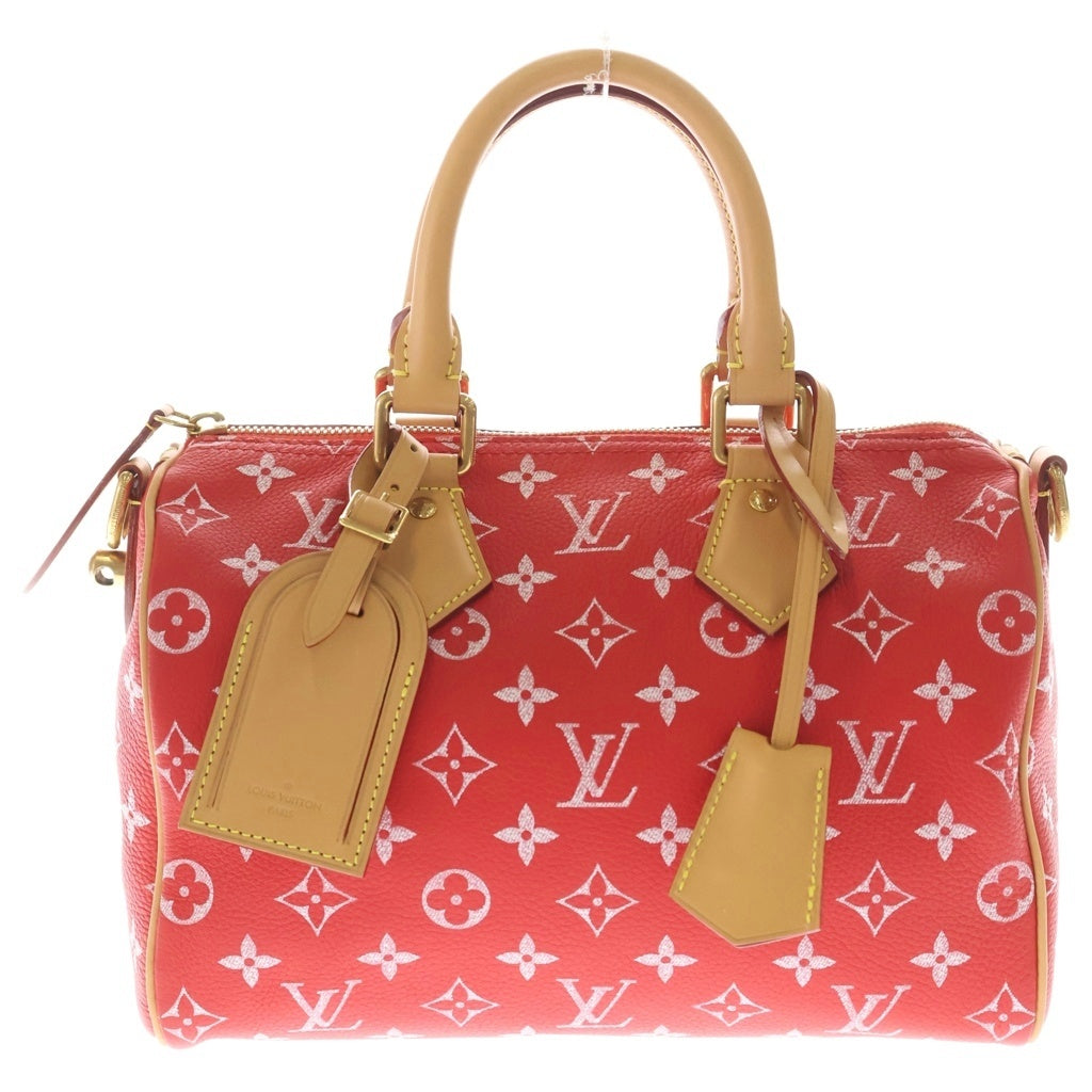 LOUIS VUITTON(ルイヴィトン) スピーディ P9 バンドリエール 25 2WAY ハンドバッグ ショルダーバッグ M24425 レッド レディース