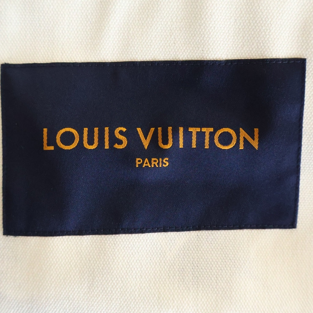 LOUIS VUITTON(ルイヴィトン) 22AW モノグラムバンダナミックスレザーデニムブルゾンジャケット RM222M MJY HNL04E ブルー