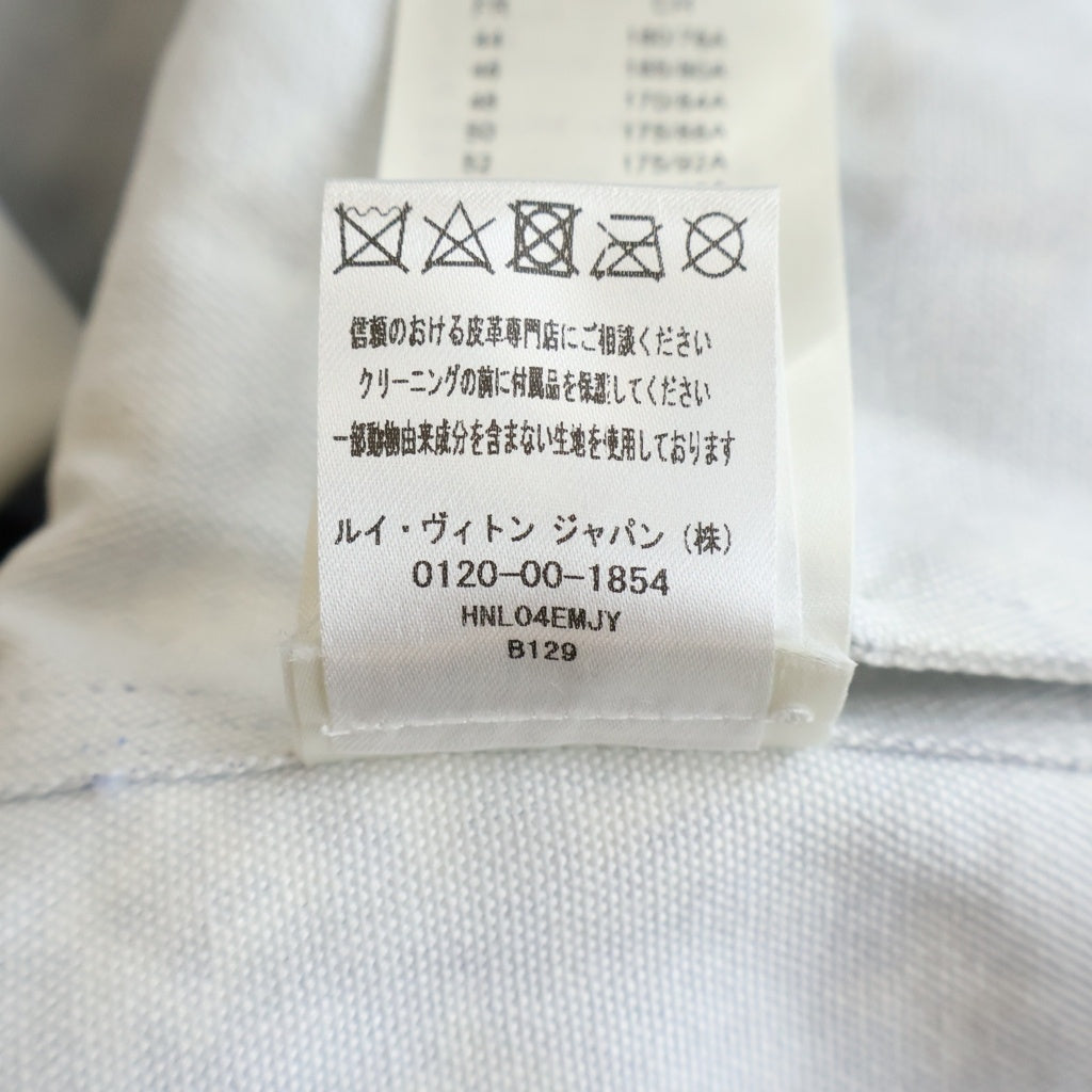 LOUIS VUITTON(ルイヴィトン) 22AW モノグラムバンダナミックスレザーデニムブルゾンジャケット RM222M MJY HNL04E ブルー