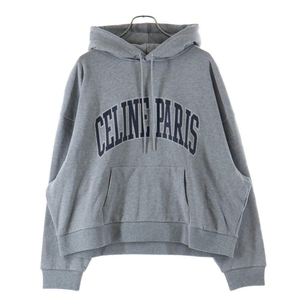 CELINE(セリーヌ) ロゴプリントプルオーバーパーカー 2Y65G670Q.09BQ グレー