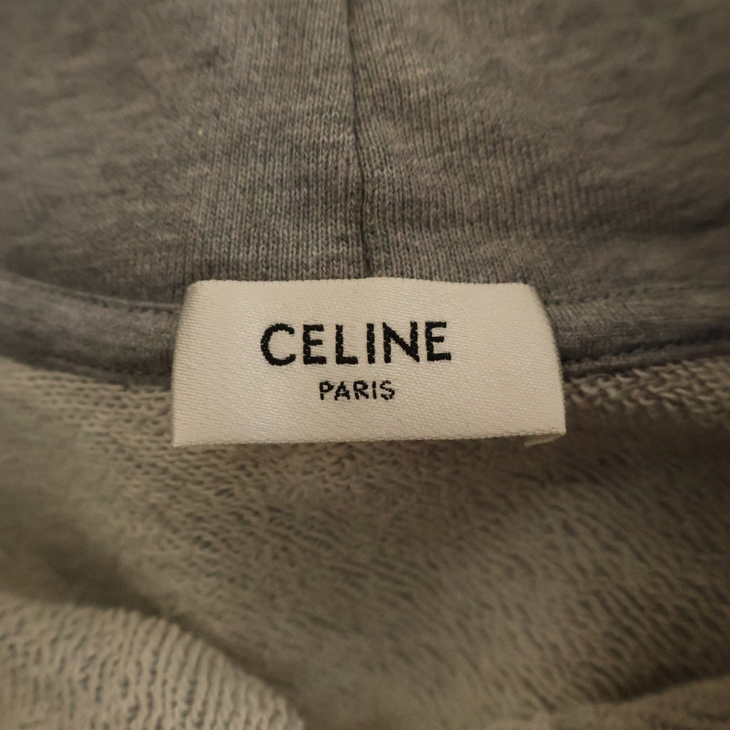 CELINE(セリーヌ) ロゴプリントプルオーバーパーカー 2Y65G670Q.09BQ グレー