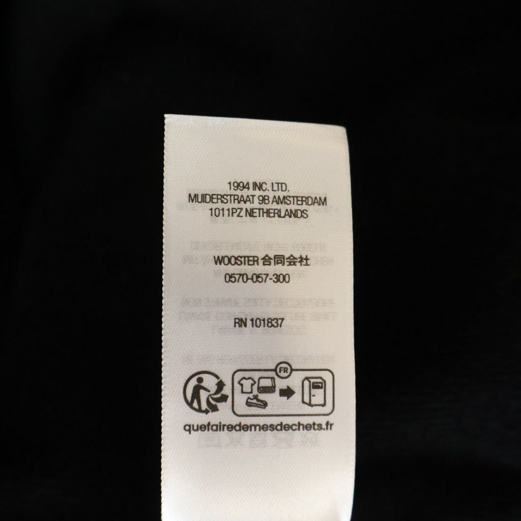 SUPREME(シュプリーム) 24AW Collegiate Sleeve Hooded Sweatshirt カレッジエイトスリーブフーデッドスウェットシャツ プルオーバーパーカー ブラック