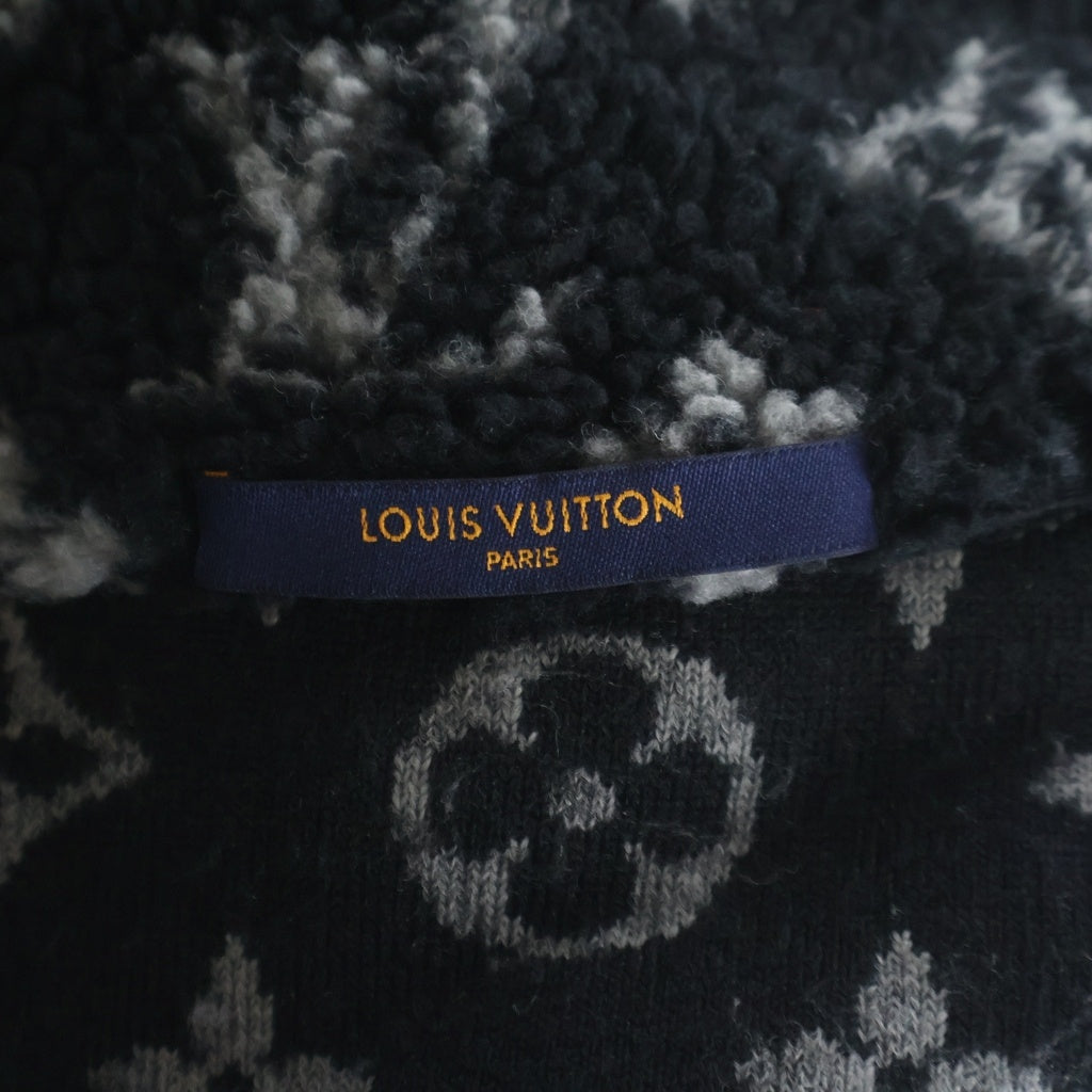 LOUIS VUITTON(ルイヴィトン) モノグラムフリースジップアップジャケット RM201M TCM HIY04W ブラック