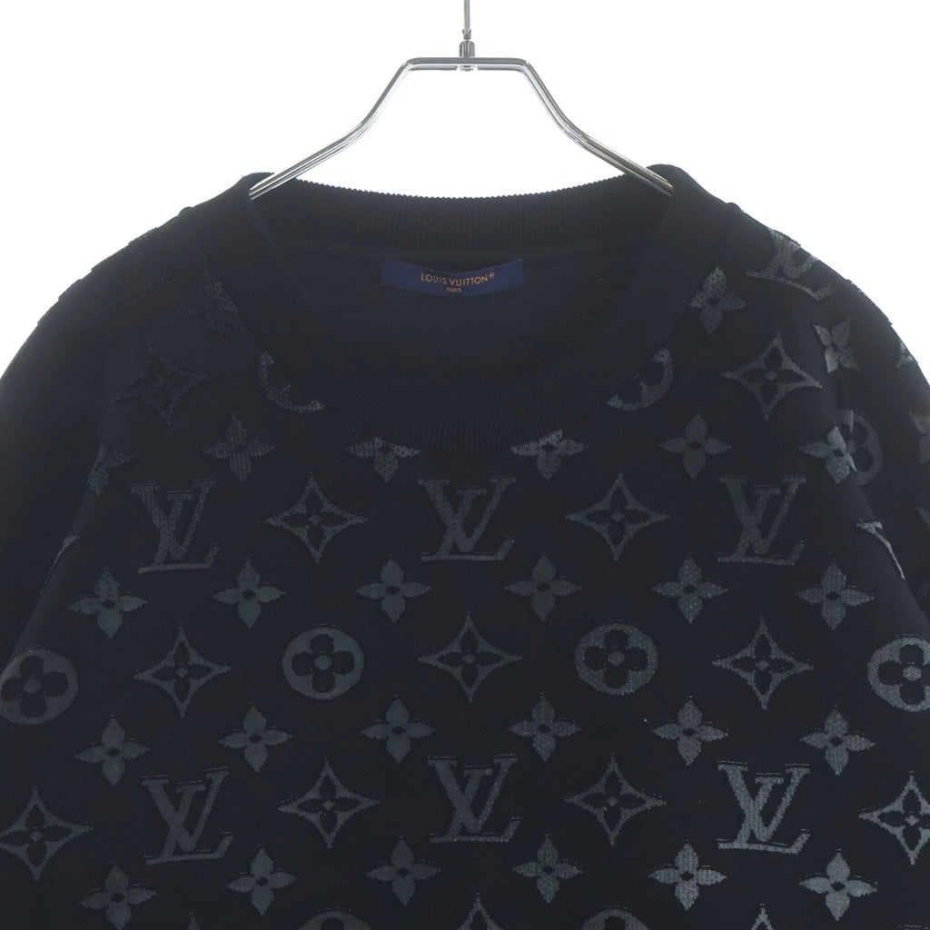 LOUIS VUITTON(ルイヴィトン) 23SS グラデーション モノグラム クルーネックスウェット RM231Q I06 HOY41W ブラック