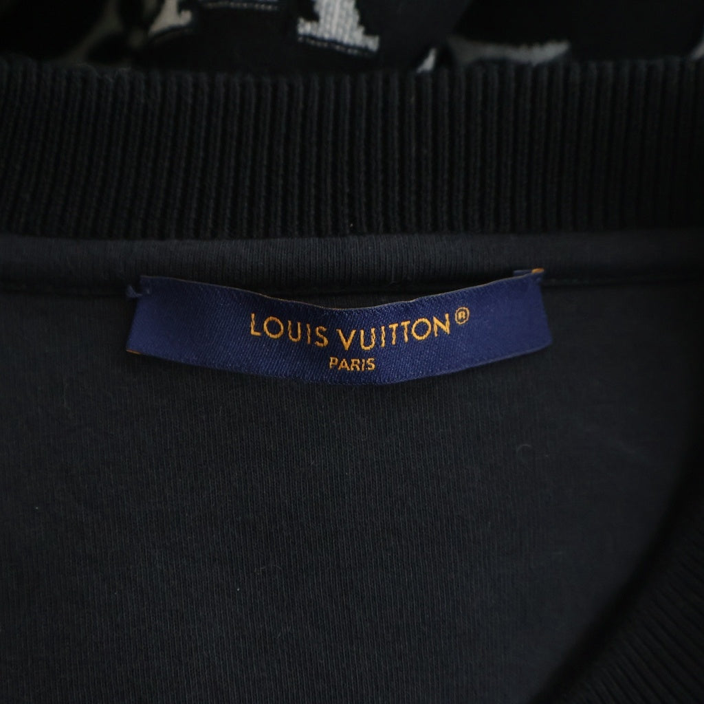LOUIS VUITTON(ルイヴィトン) 23SS グラデーション モノグラム クルーネックスウェット RM231Q I06 HOY41W ブラック