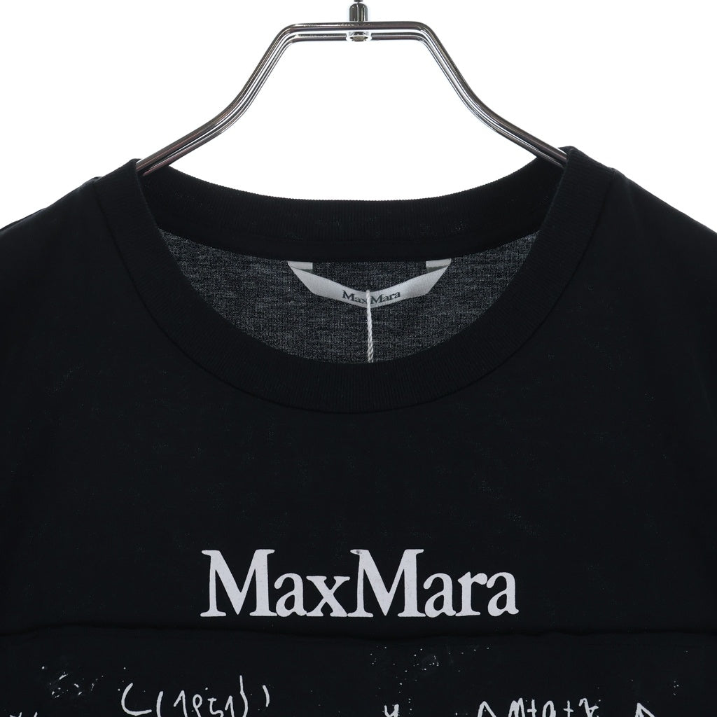 Max Mara(マックスマーラ) プリントTシャツ 半袖カットソー 2511941062600 ブラック