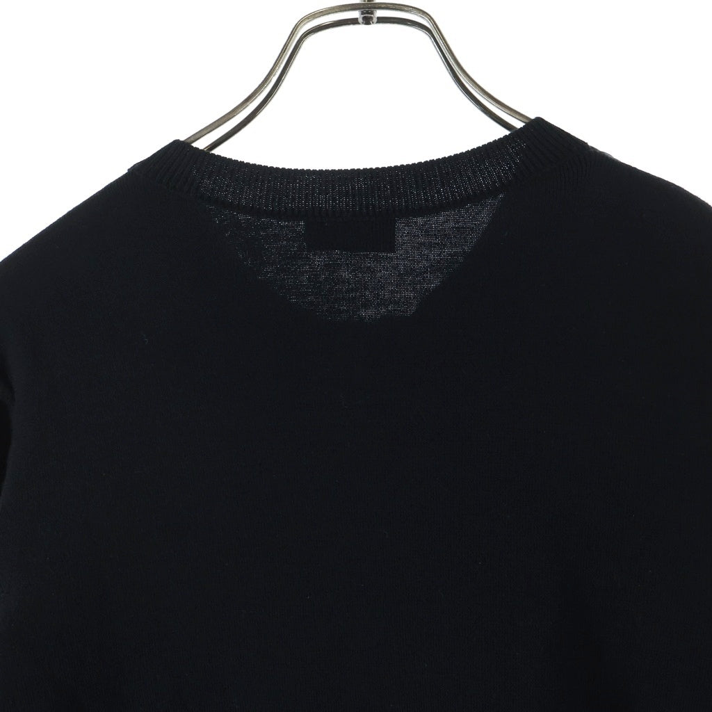 MONCLER(モンクレール) CARDIGAN TRICOT K20939B51000 A9018 ダウン切り替えニットジップアップカーディガン ブラック