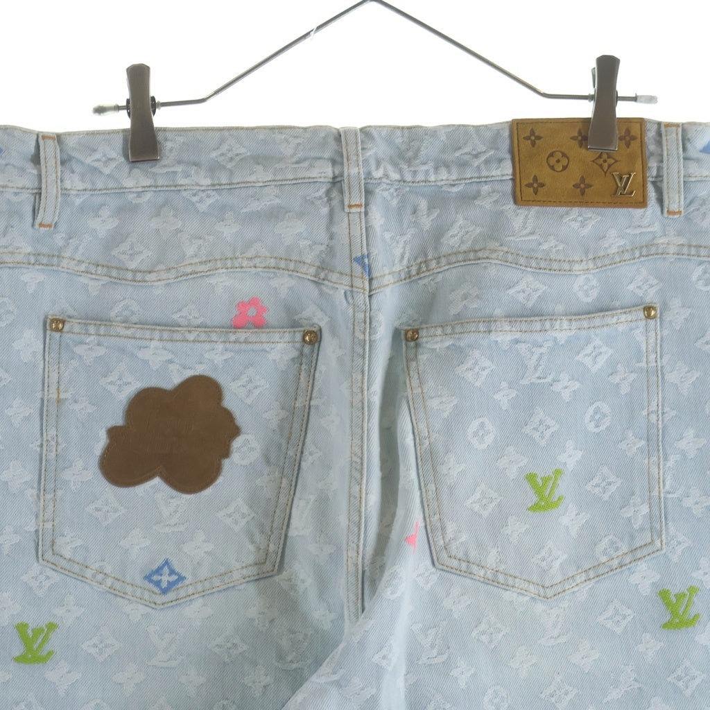 LOUIS VUITTON(ルイヴィトン) 24AW ×Tyler The Creator Monogram Denim Pants RM242MM KCB HRD01X ×タイラーザクリエイター モノグラムデニムパンツ インディゴ