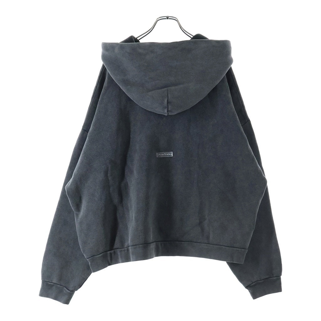 Acne Studios(アクネ ストゥディオズ) 25AW Back Logo Patch Hooded SweatShirt FN-UX-SWEA000019 バックロゴパッチ フーデッドスウェットシャツ スウェットパーカー グレー