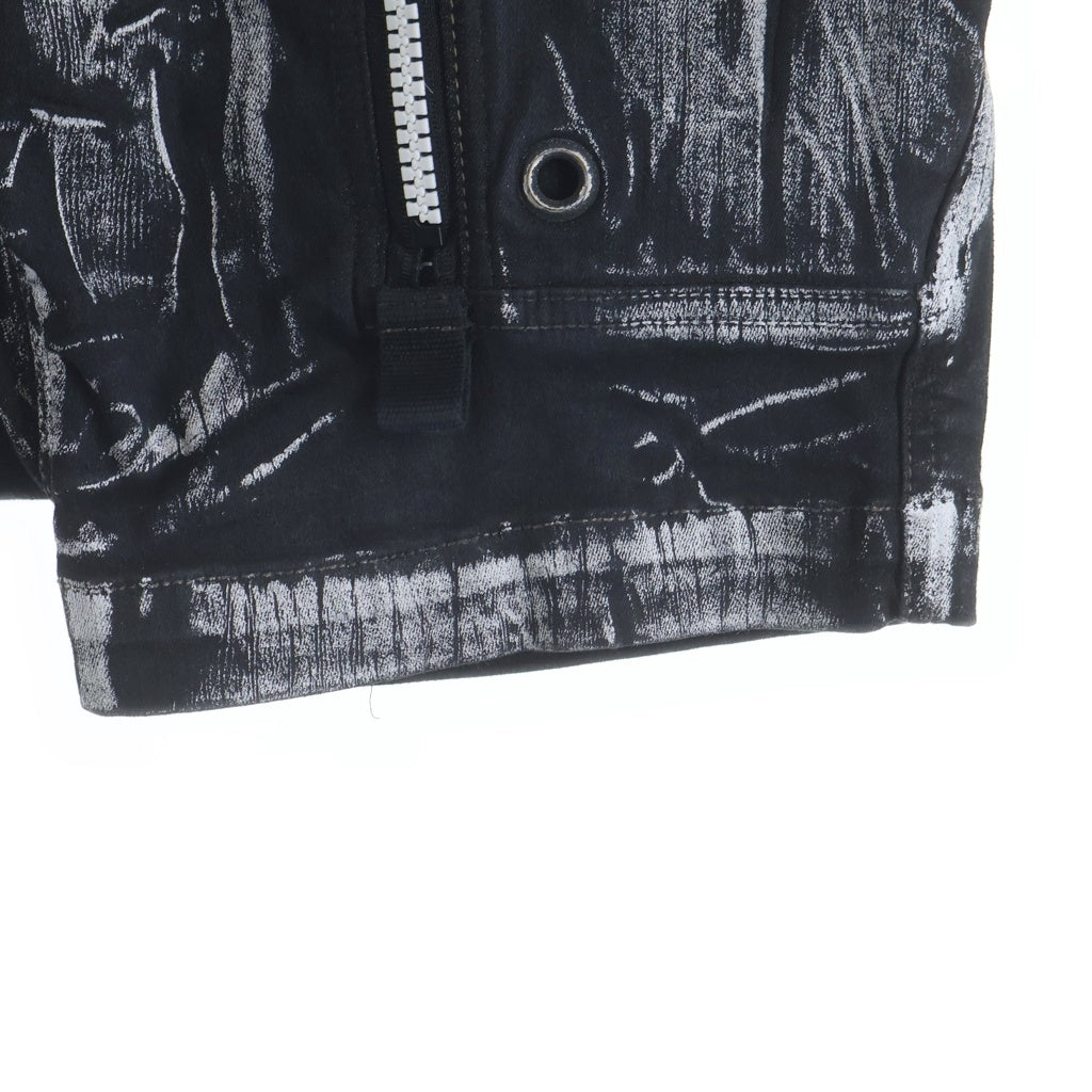 DRKSHDW(ダークシャドウ) 21AW PAINTED BAUHAUS PODS SHORTS DU02A3384-SWF ペインテッド バウハウス ポッヅショーツ ハーフパンツ ブラック/ホワイト