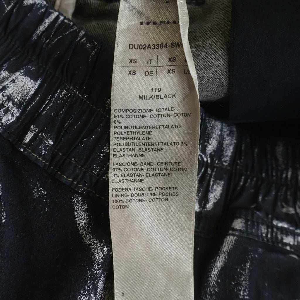 DRKSHDW(ダークシャドウ) 21AW PAINTED BAUHAUS PODS SHORTS DU02A3384-SWF ペインテッド バウハウス ポッヅショーツ ハーフパンツ ブラック/ホワイト