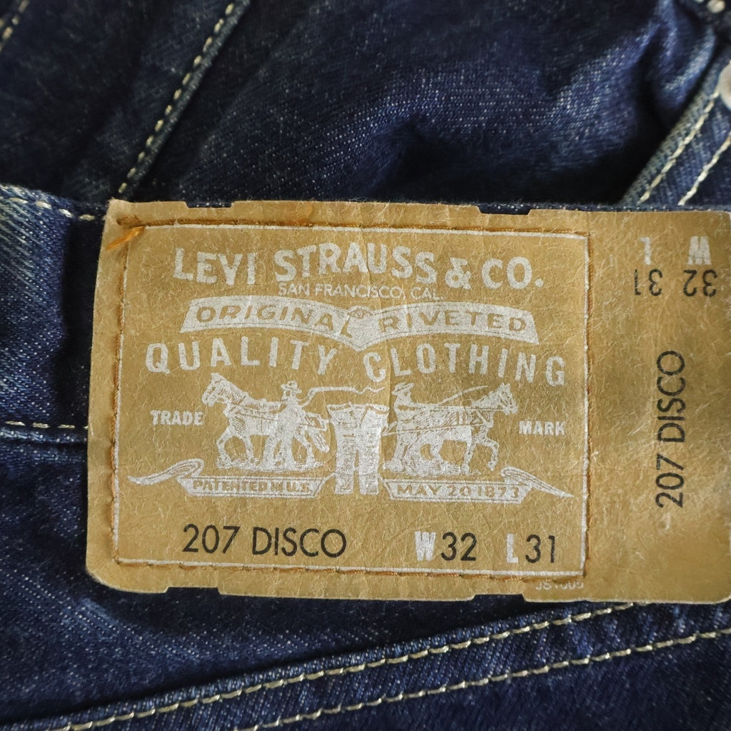 Levi's(リーバイス) ×fragment design Fenom 207 DISCO フラグメント ディスコ ビジュー ラインストーン デニムパンツ インディゴ