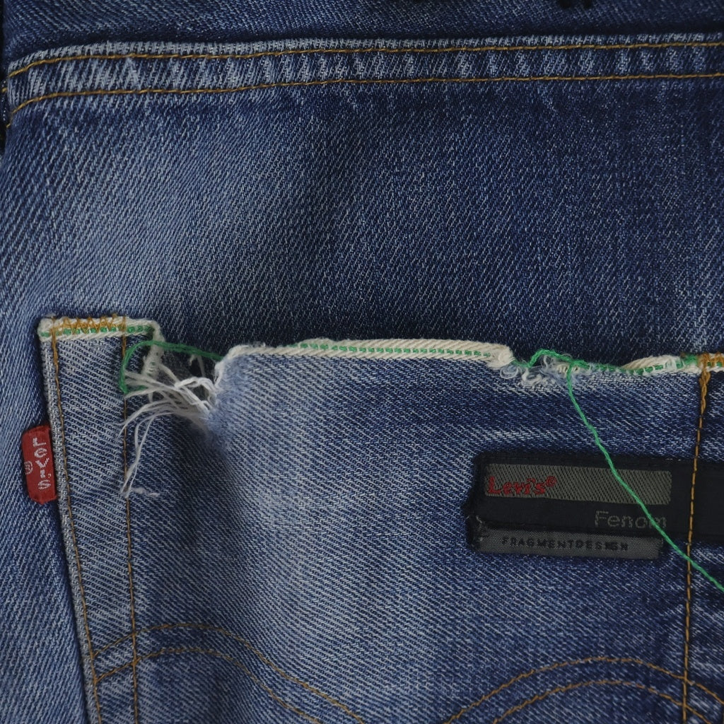 Levi's(リーバイス) ×fragment design Fenom 505 DISCO フラグメント ディスコ ビジュー ラインストーン デニムパンツ インディゴ
