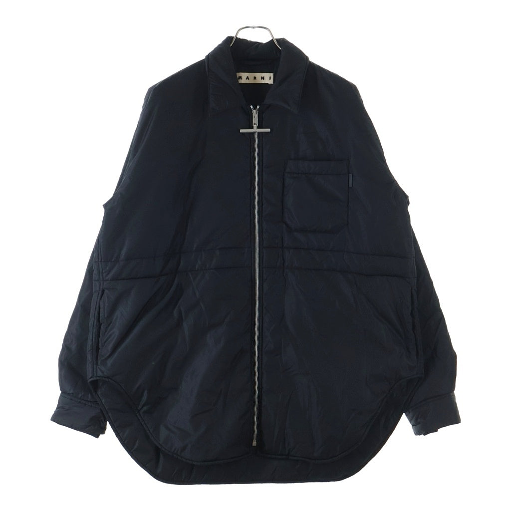 MARNI(マルニ) フロントポケットジップアップナイロンジャケット CUMU0188W0 ブラック