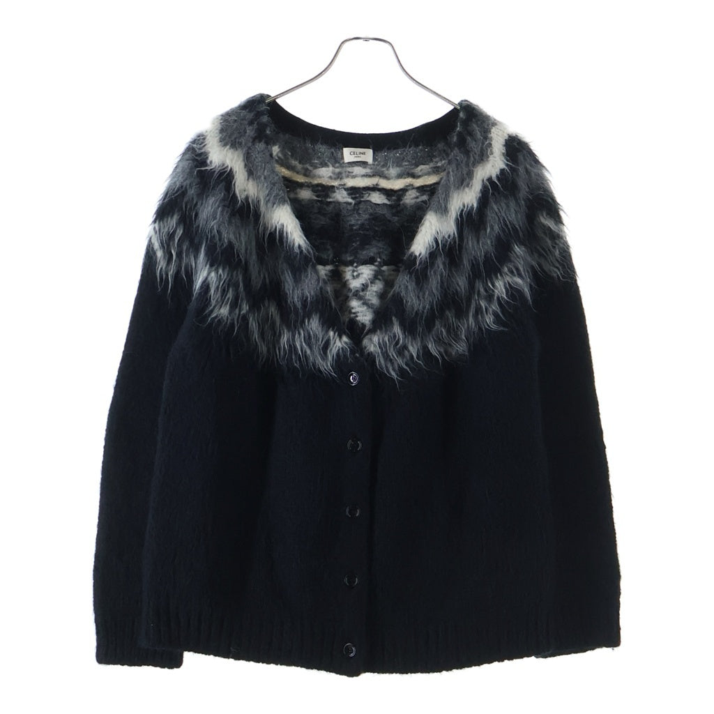CELINE(セリーヌ) 19AW アルパカウールカーディガン 2A122383D ブラック