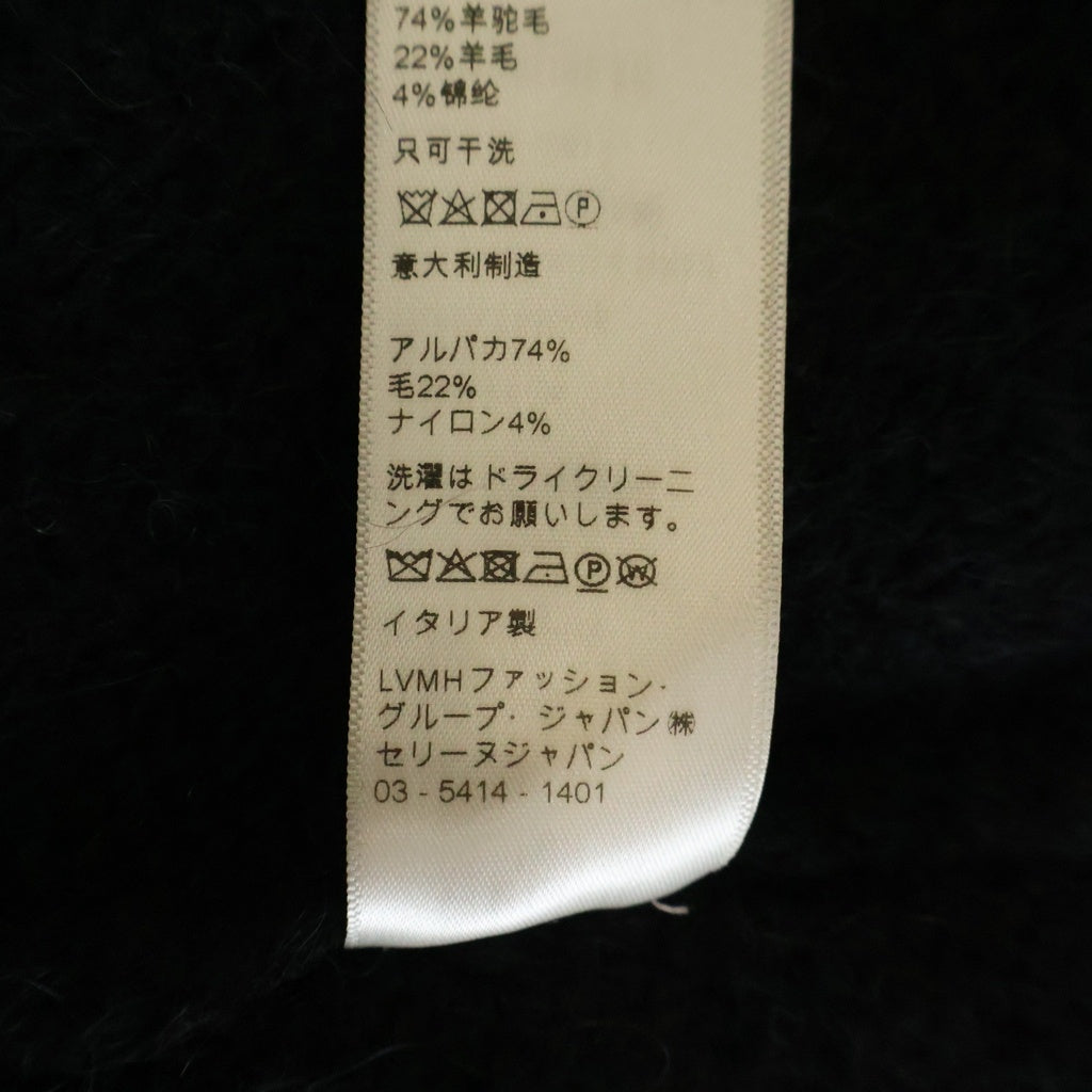 CELINE(セリーヌ) 19AW アルパカウールカーディガン 2A122383D ブラック
