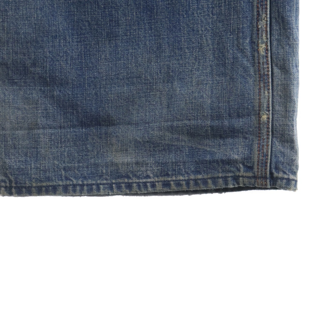 SAINT MICHAEL(セントマイケル) 23AW DENIM PAINTER PANTS ペインター ダメージ加工 デニムパンツ SM-A23-0000-038 インディゴ