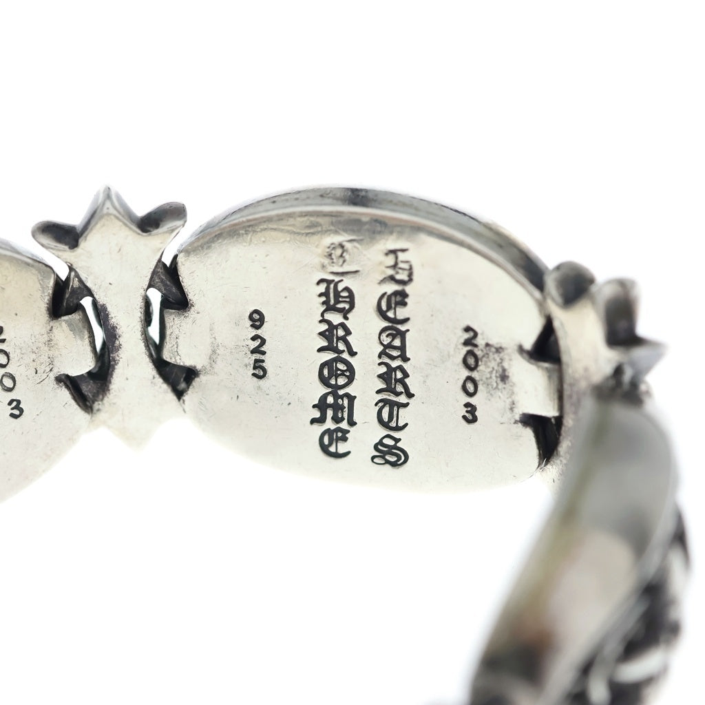 CHROME HEARTS(クロムハーツ) TINY OVAL STAR LINK タイニーオーバルスター シルバーブレスレット