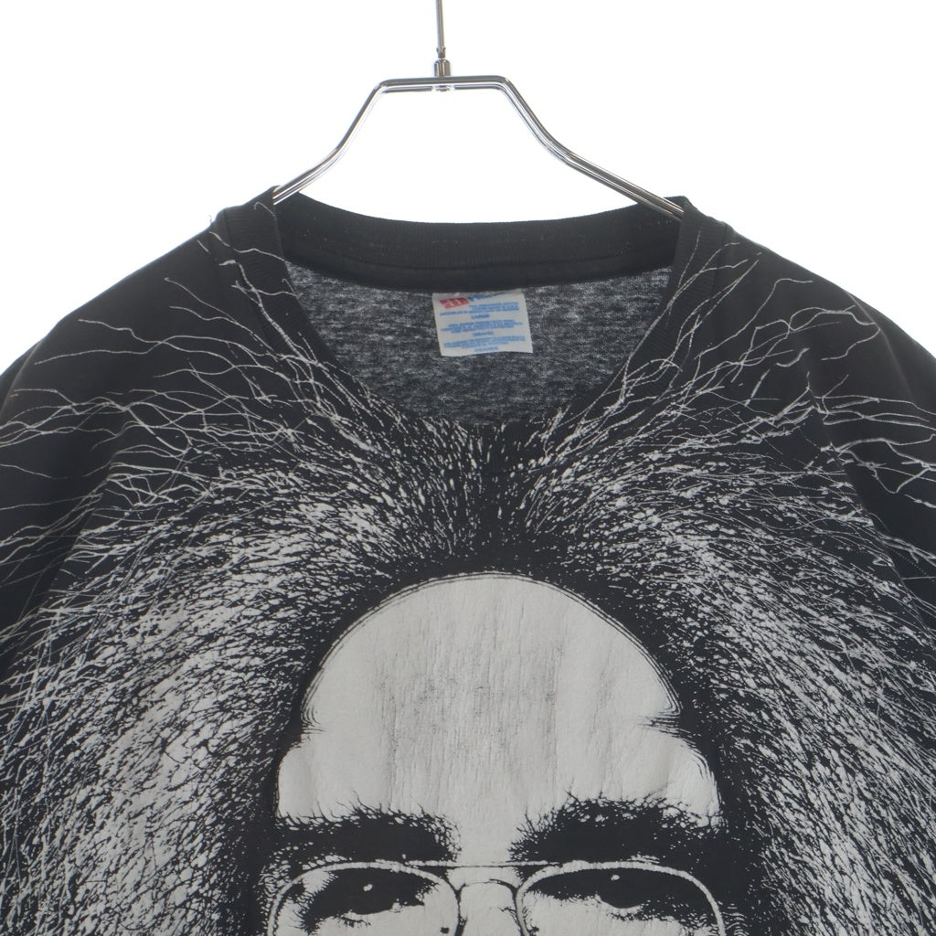 VINTAGE(ヴィンテージ) 90S JERRY GARCIA ジェリー ガルシア 両面プリント 半袖Tシャツカットソー ブラック/ホワイト
