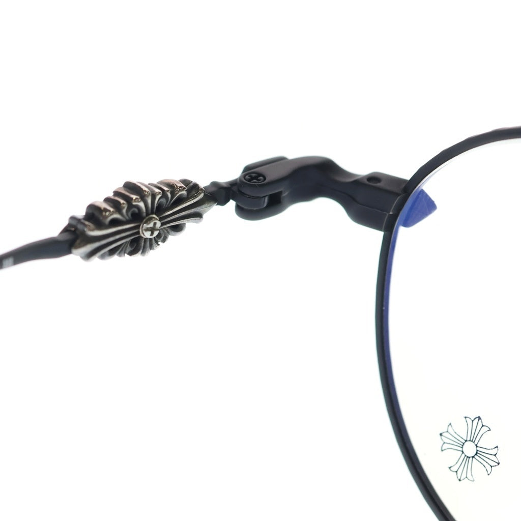 CHROME HEARTS(クロムハーツ) VAGIDICTORIAN ヴァジディクトリアン フローラルクロス メガネ 眼鏡 ブラック