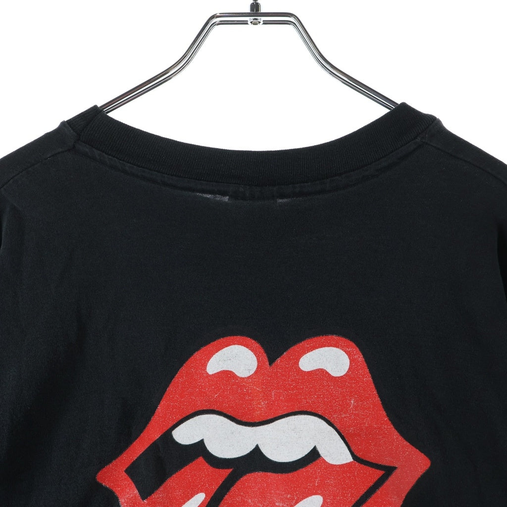 VINTAGE(ヴィンテージ) 90s The Rolling Stones ローリングストーンズ プロモーションツアープリント ロングスリーブカットソー 長袖Tシャツ ブラック