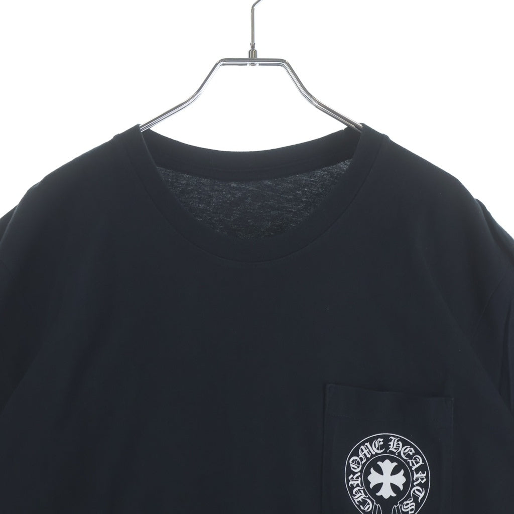 CHROME HEARTS(クロムハーツ) Made In Hollywood メイドインハリウッド バックプリントTシャツ 半袖カットソー ブラック
