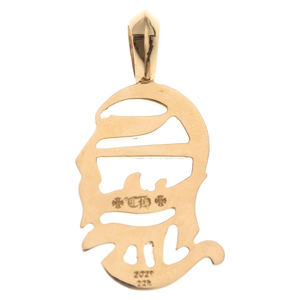 CHROME HEARTS(クロムハーツ) 22K CH LOGO CHロゴ ネックレストップ ゴールド
