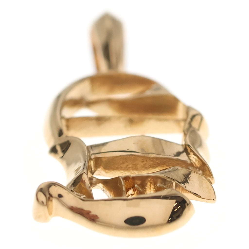 CHROME HEARTS(クロムハーツ) 22K CH LOGO CHロゴ ネックレストップ ゴールド