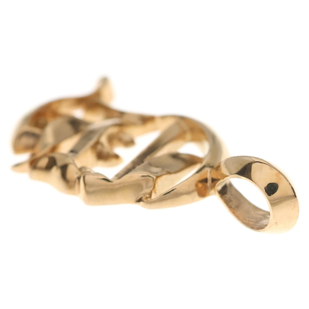 CHROME HEARTS(クロムハーツ) 22K CH LOGO CHロゴ ネックレストップ ゴールド