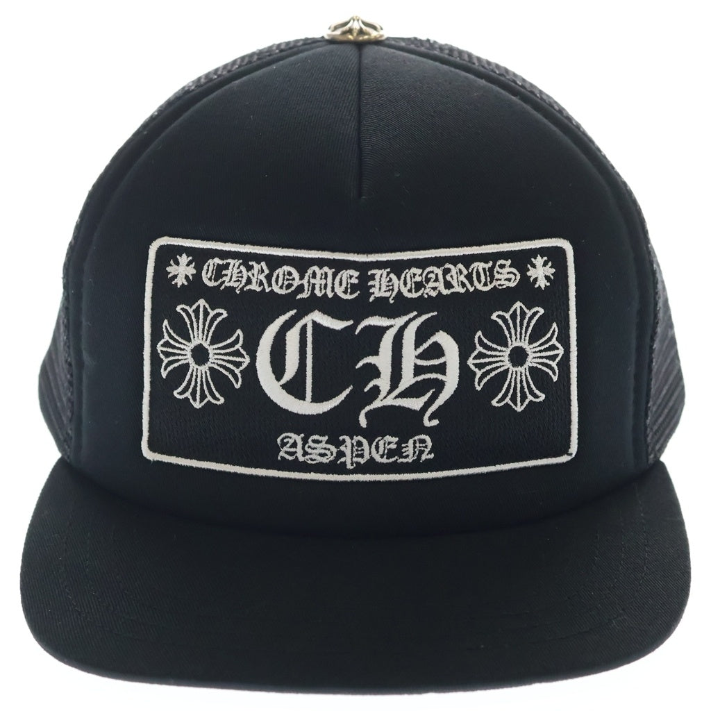 CHROME HEARTS(クロムハーツ) TRUCKER CAP CHパッチ メッシュ トラッカーキャップ 帽子 ブラック