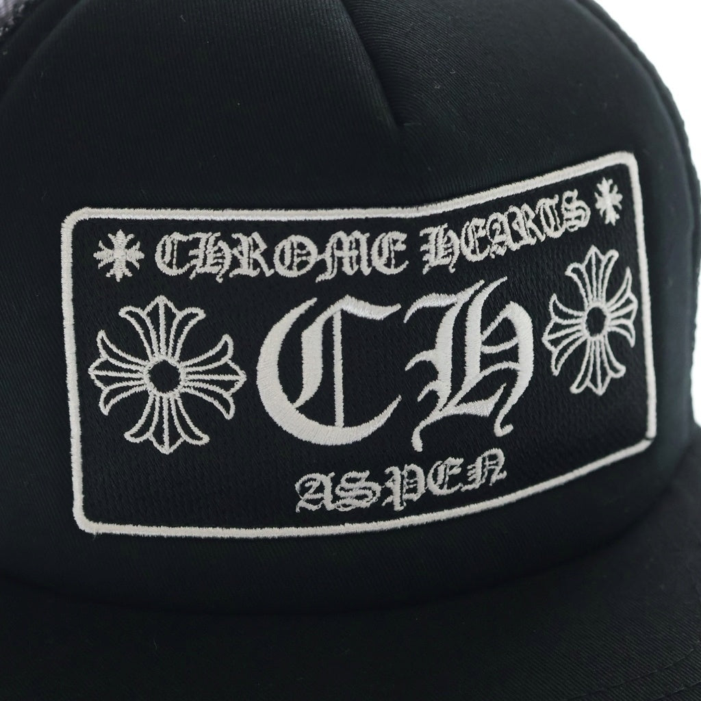 CHROME HEARTS(クロムハーツ) TRUCKER CAP CHパッチ メッシュ トラッカーキャップ 帽子 ブラック