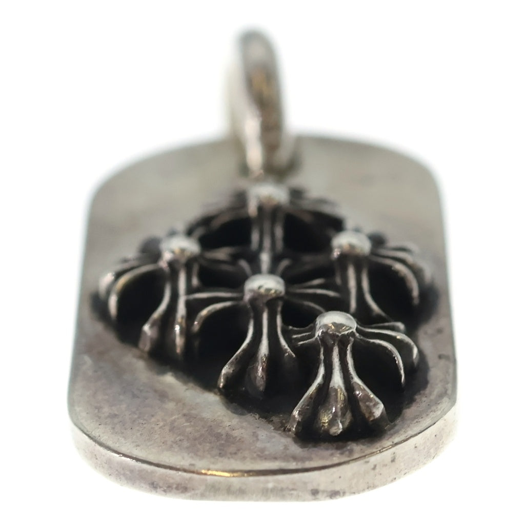 CHROME HEARTS(クロムハーツ) RAISED DOGTAG レイズドドッグタグ チャーム シルバーネックレストップ