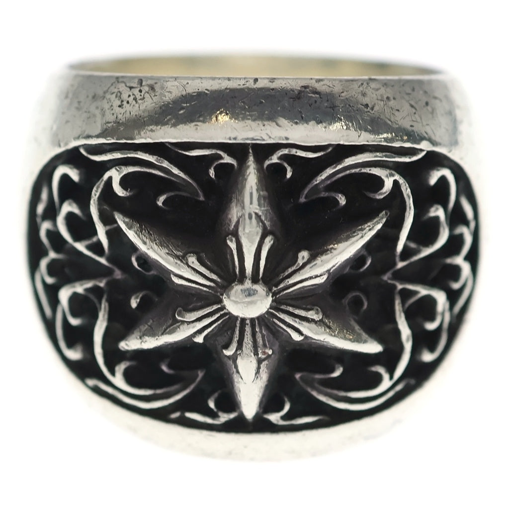 CHROME HEARTS(クロムハーツ) CLSSC OVAL STAR クラシックオーバルスター リング シルバー BCA341