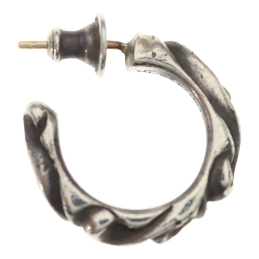 CHROME HEARTS(クロムハーツ) HOOP SCROOL スクロール フープピアス シルバー BCA102