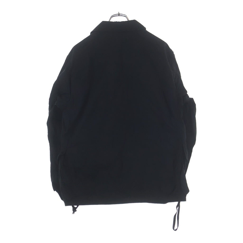 C.P. Company(シーピーカンパニー) 26SS レンズワッペン クロームR フィールドジャケット ナイロン長袖シャツ ブラック 20CMOW004A 110535G