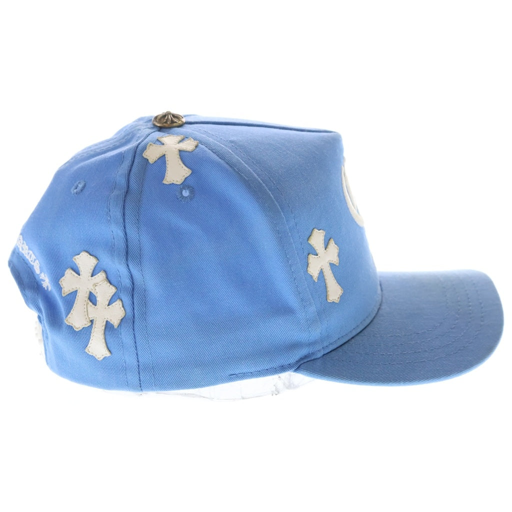 CHROME HEARTS(クロムハーツ) Trucker Cap クロスパッチ CH刺繍 トラッカーキャップ 帽子 ブルー/ホワイト